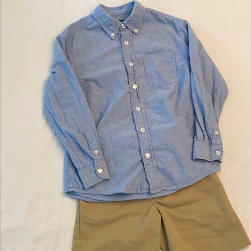 ❤️ 3/$15!! Boys chambray button down dress shirt